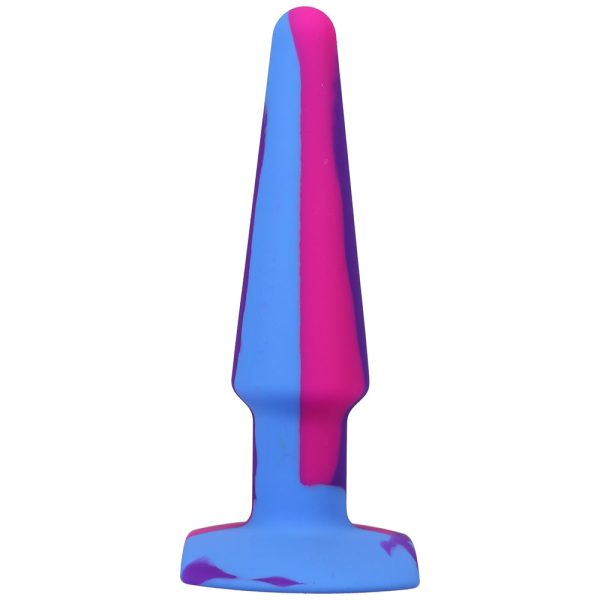 A-Play Groovy 5 in. Silicone Anal Plug Berry - Image 3
