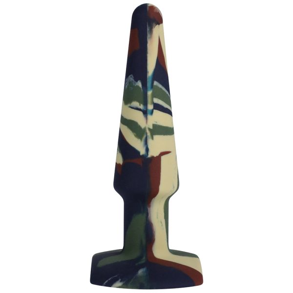 A-Play Groovy 5 in. Silicone Anal Plug Camouflage - Image 3