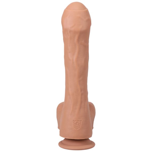 Fort Troff Uncut Thruster Mini Fuck Machine Rechargeable Remote-Controlled Silicone 8.5 in. Thrusting Dildo Tan - Image 6