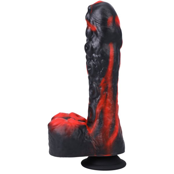 Fort Troff Tendril Thruster Mini Fuck Machine Rechargeable Remote-Controlled Silicone 8.5 in. Thrusting Dildo Red/Black - Image 5