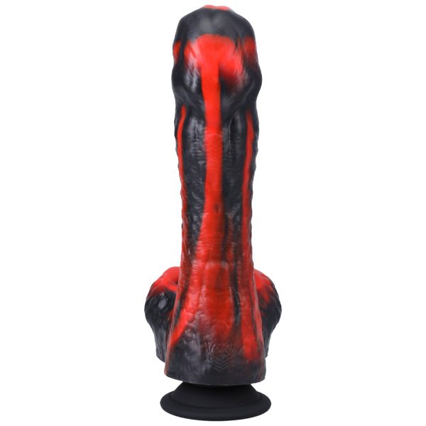 Fort Troff Tendril Thruster Mini Fuck Machine Rechargeable Remote-Controlled Silicone 8.5 in. Thrusting Dildo Red/Black - Image 6