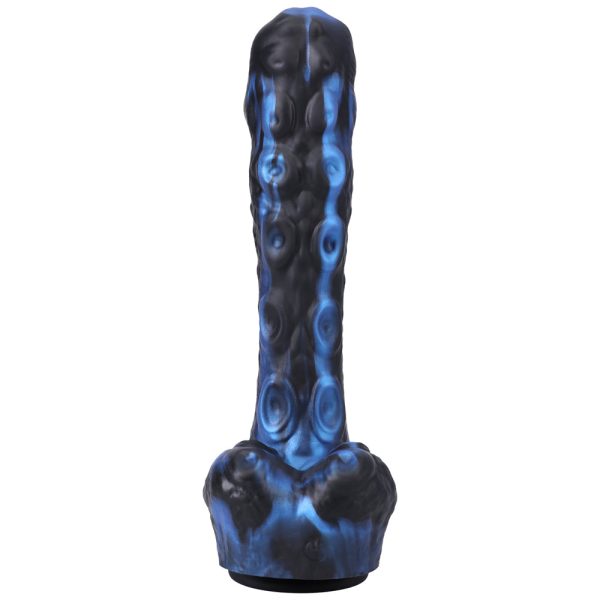 Fort Troff Tendril Thruster Mini Fuck Machine Rechargeable Remote-Controlled Silicone 8.5 in. Thrusting Dildo Blue/Black - Image 4