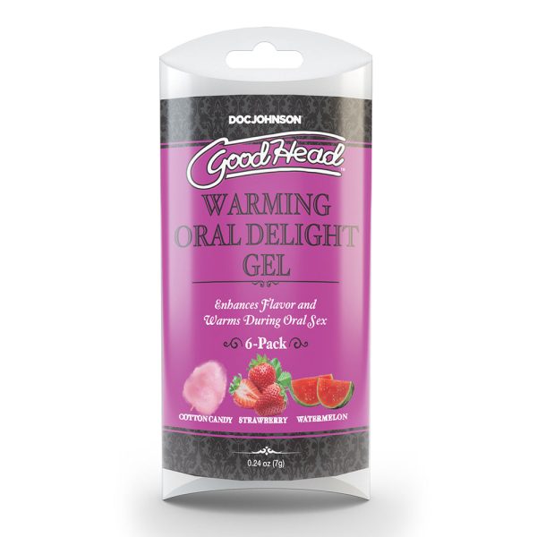 Goodhead Warming Oral Delight Gel Multi-Flavor 6-Pack 0.24 oz. - Image 2