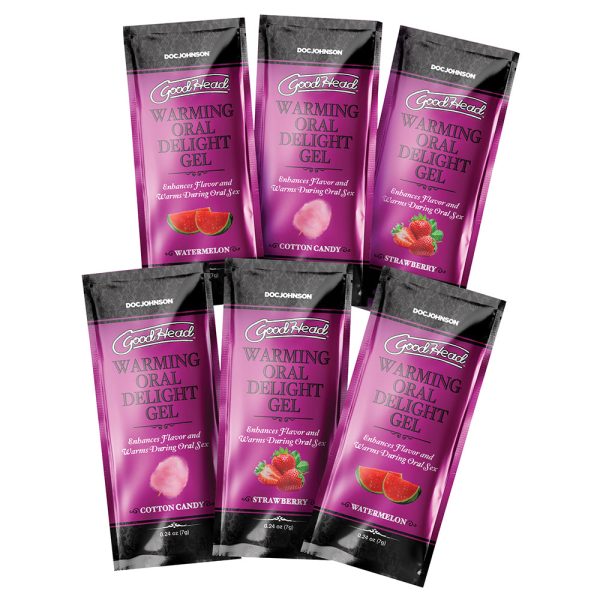 Goodhead Warming Oral Delight Gel Multi-Flavor 6-Pack 0.24 oz. - Image 3