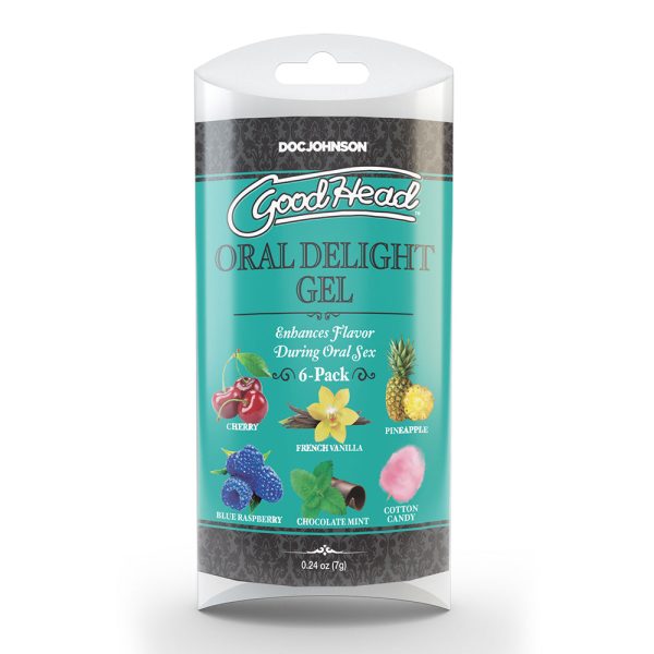 GoodHead Oral Delight Gel Multi-Flavor Classic 6-Pack 0.24 oz. - Image 2