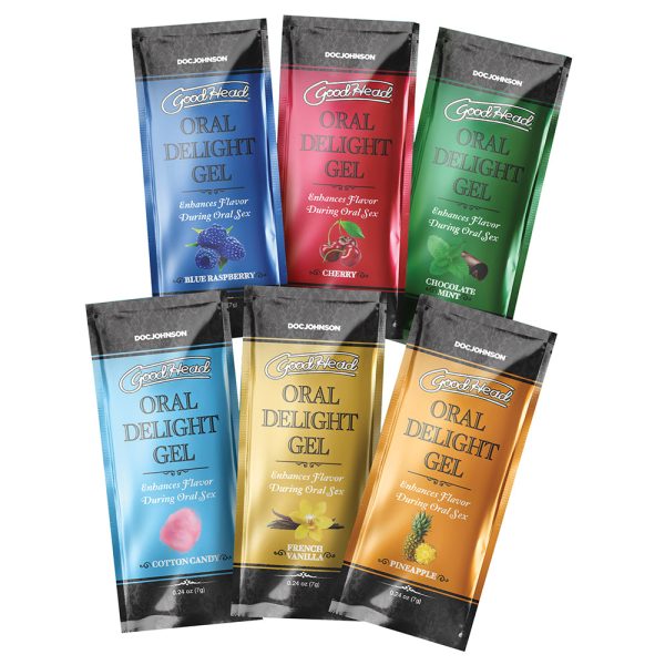 GoodHead Oral Delight Gel Multi-Flavor Classic 6-Pack 0.24 oz. - Image 3