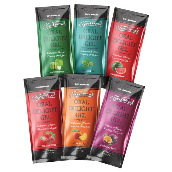 GoodHead Oral Delight Gel Multi-Flavor 6-Pack 0.24 oz. - Image 3