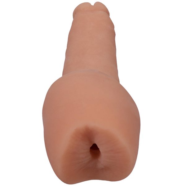 Signature Cocks Transgirls Natalie Mars Dual-Density 4.5 in. Cock with Penetrable Ass Beige - Image 5