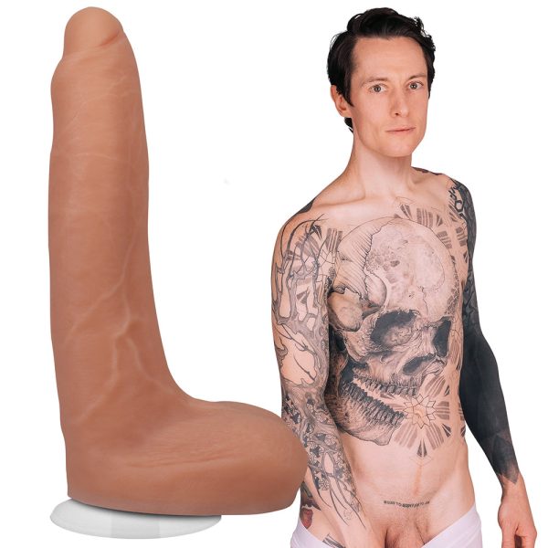 Signature Cocks Owen Gray 9 in. TRUSKYN Silicone Dildo with Vac-U-Lock Suction Cup - Image 2
