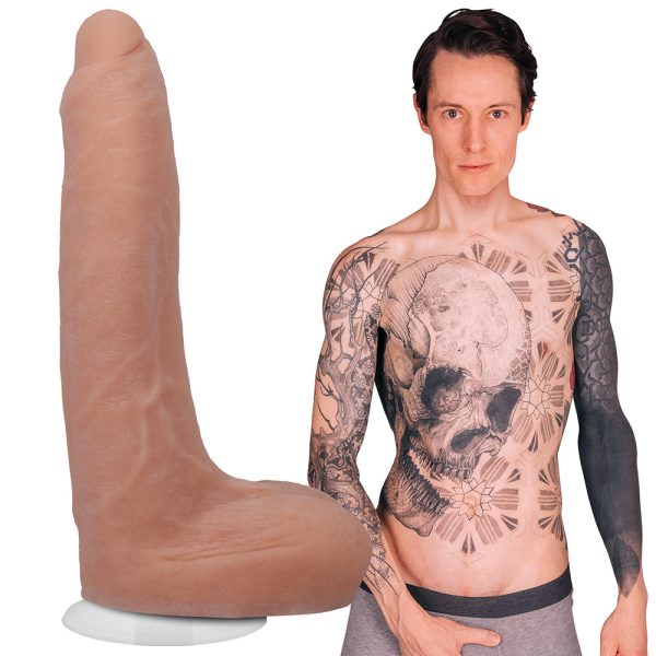 Signature Cocks Owen Gray 9 in. ULTRASKYN Dildo with Vac-U-Lock Suction Cup - Image 2