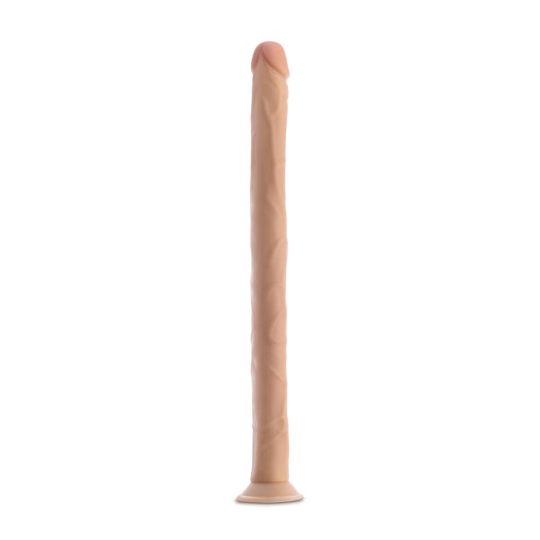 Dr. Skin 19 in. Dildo Beige - Image 2