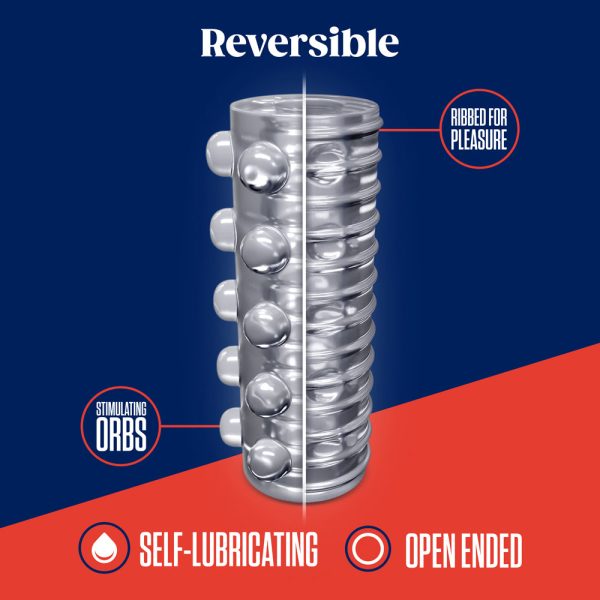 RIZE! Swich Glow in the Dark Self-Lubricating Stroker Clear - Image 6