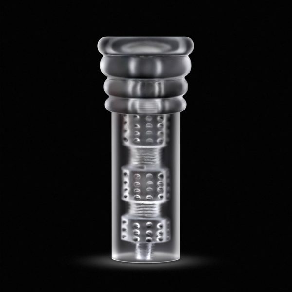 RIZE! Luz Glow in the Dark Self-Lubricating Stroker Clear - Image 2