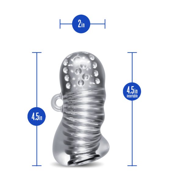 RIZE! Squeezy Ergonomic Stroker Clear - Image 9