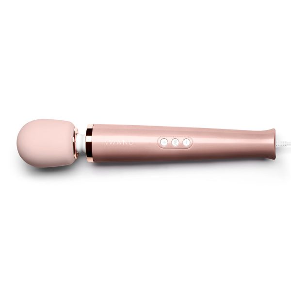 Le Wand Plug-In Vibrating Massager Rose Gold - Image 2