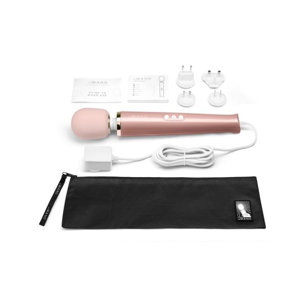 Le Wand Plug-In Vibrating Massager Rose Gold - Image 6