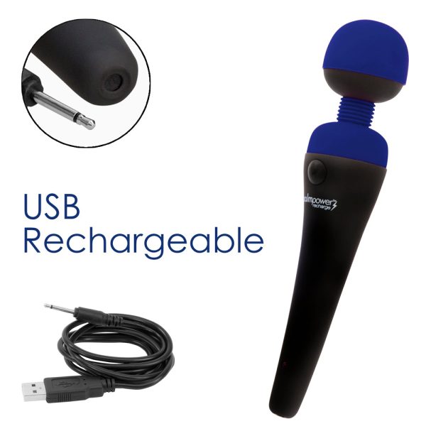 Palmpower Massager USB Rechargeable Blue - Image 7