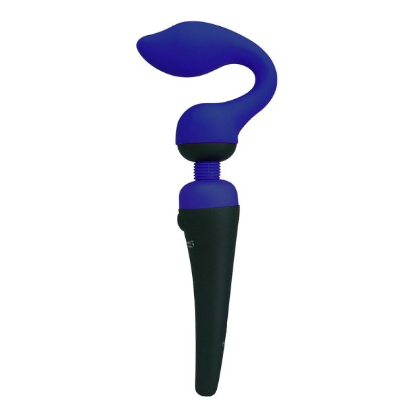 PalmPower PalmSensual Attachments 2-Piece Silicone Massager Heads Blue - Image 6