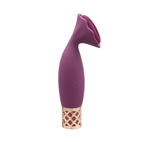 Pillow Talk Secrets Passion Rechargeable Silicone Clitoral Vibrator Wine - Image 5