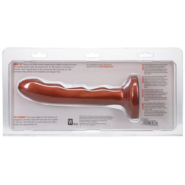 Tantus Charmer 8 in. G-Spot Dildo Firm Copper - Image 2