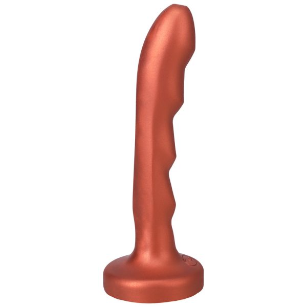 Tantus Charmer 8 in. G-Spot Dildo Firm Copper - Image 5