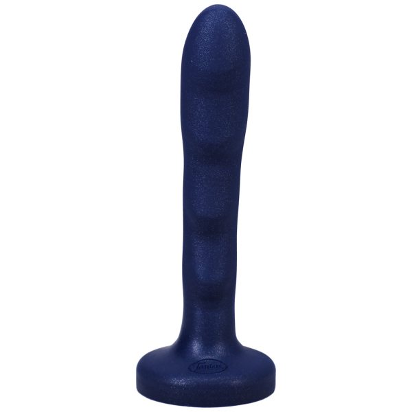Tantus Charmer 8 in. G-Spot Dildo Sapphire - Image 5