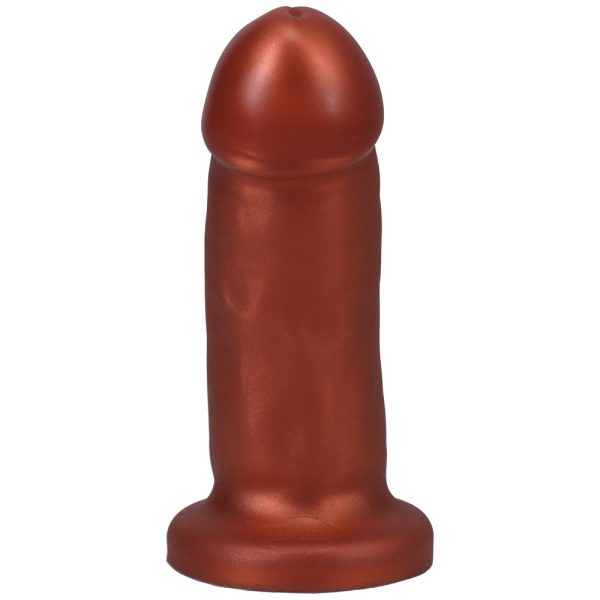Tantus They/Them 5.5 in. Dildo Soft Copper - Image 5