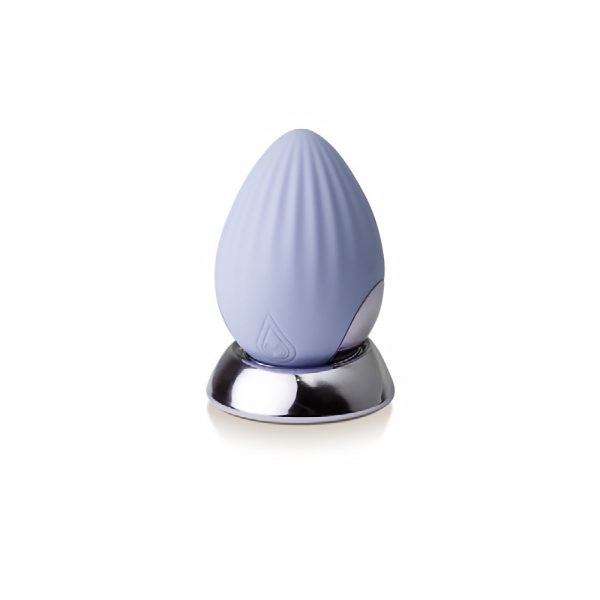 NIYA 4 Rechargeable Silicone Palm Held Massager Cornflower - Image 2