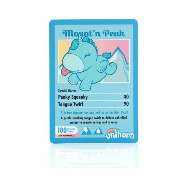 Unihorn Mount''n Peak Pointed Flicking Tongue Vibrator Blue - Image 6