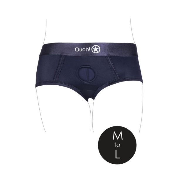 Ouch! Vibrating Strap-on Brief Black M/L - Image 5