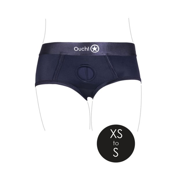 Ouch! Vibrating Strap-on Brief Black XS/S - Image 5