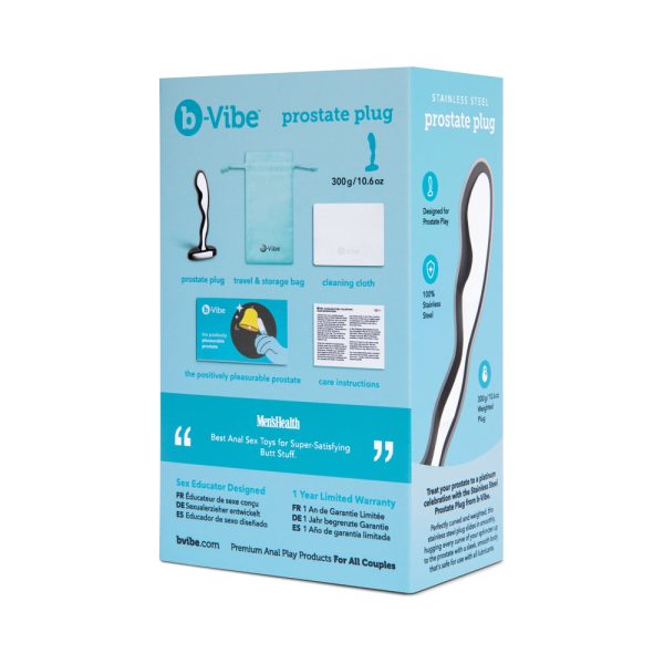 b-Vibe Stainless Steel Prostate Plug - Image 10