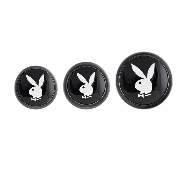 Playboy Pleasure 3 Ways 3-Piece Metal Anal Plug Set Hematite - Image 4