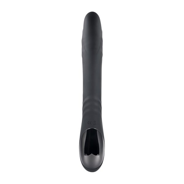 Playboy Rapid Rabbit Rechargeable Silicone Dual Stimulation Vibrator Black - Image 5