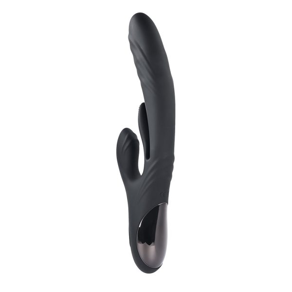 Playboy Rapid Rabbit Rechargeable Silicone Dual Stimulation Vibrator Black - Image 6