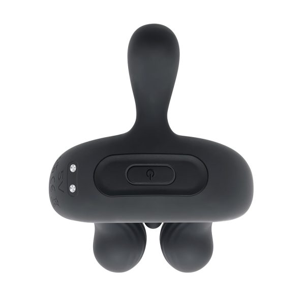 Playboy Triple Play Vibrating Cockring with Stimulator Black - Image 4