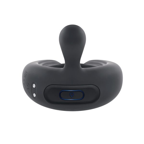 Playboy Triple Play Vibrating Cockring with Stimulator Black - Image 7