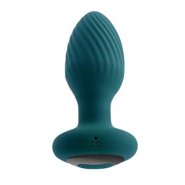 Playboy Spinning Tail Teaser Vibrating Rotating Anal Plug Salute - Image 4