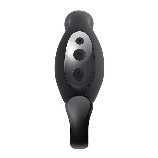 Playboy Come Hither Rechargeable Remote Controlled Silicone Vibrating Prostate Massager Black - Image 4