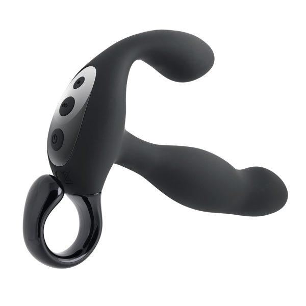 Playboy Come Hither Rechargeable Remote Controlled Silicone Vibrating Prostate Massager Black - Image 5