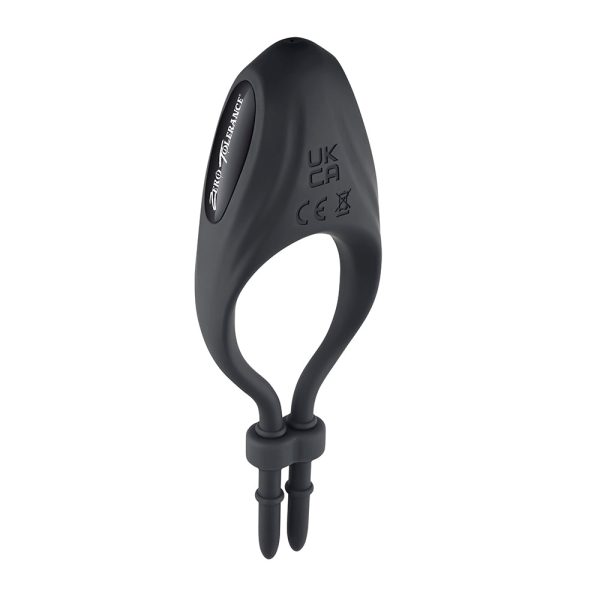 Zero Tolerance Perfect Fit Rechargeable Vibrating Silicone Lasso Cockring Black - Image 3