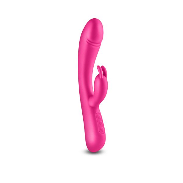Royals Divine Warming Rabbit Vibrator Metallic Pink - Image 2