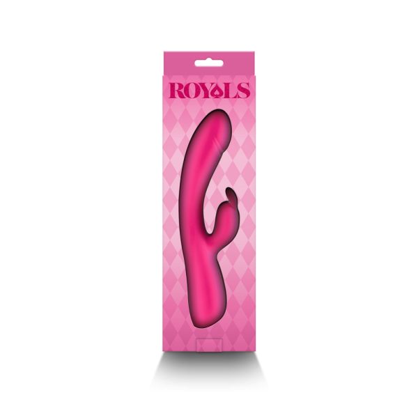 Royals Divine Warming Rabbit Vibrator Metallic Pink - Image 4