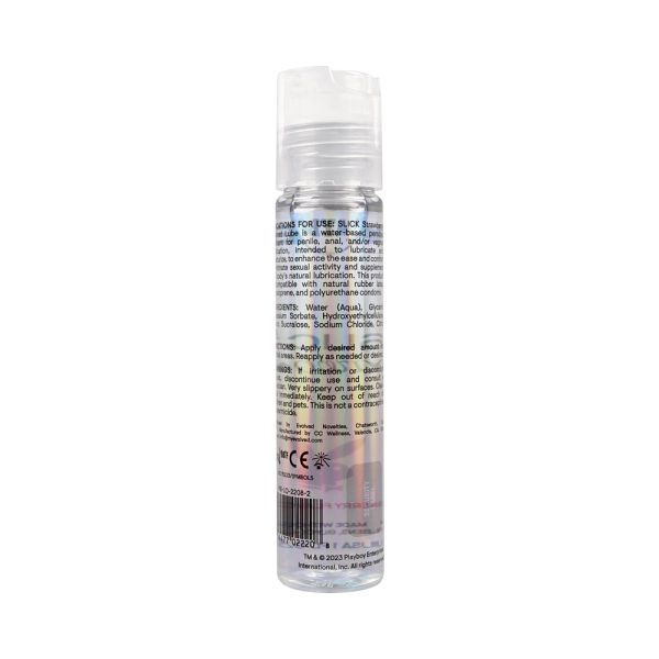 Playboy Slick Flavored Water-Based Lubricant Strawberry 1 oz. - Image 2