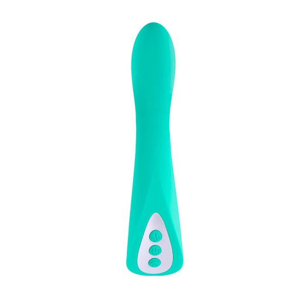 Evolved Come With Me Rechargeable ''Come Hither'' Silicone Vibrator Green - Image 6