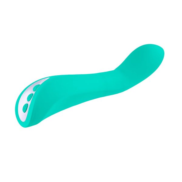 Evolved Come With Me Rechargeable ''Come Hither'' Silicone Vibrator Green - Image 7