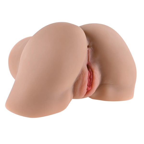 Zero Tolerance Rear Beauty Rechargeable Remote Controlled Vibrating Sucking Dual Entry Masturbator TPE Light - Image 2
