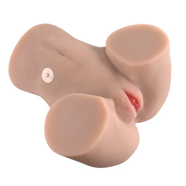 Zero Tolerance Rear Beauty Rechargeable Remote Controlled Vibrating Sucking Dual Entry Masturbator TPE Light - Image 5