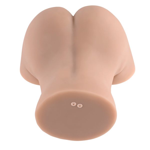 Zero Tolerance Rear Beauty Rechargeable Remote Controlled Vibrating Sucking Dual Entry Masturbator TPE Light - Image 9