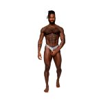 Male Power S''naked Power Sock Silver/Black L/XL